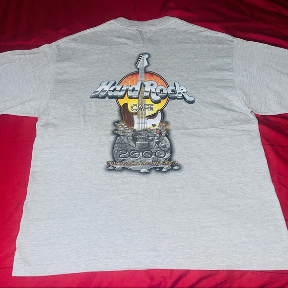 Hard Rock Cafe Other - Y2K Hard Rock Cafe London The Evolution Of Rock Guitar Tee XL
